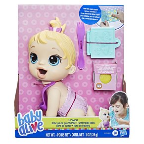 Baby Alive Lil Snacks Doll, Eats and "Poops