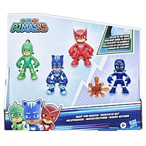 PJ Masks Ήρωες  Vs. Villain Night Time Mission Glow-in-the-Dark