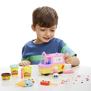 Play-Doh Σετ Παγωτού της Peppa με Παγωτατζίδικο