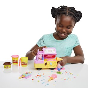Play-Doh Σετ Παγωτού της Peppa με Παγωτατζίδικο