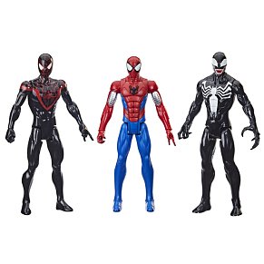Spider-Man: Titan Hero Series (3 Pack) Miles Morales Spider -Man Armored & Venom Φιγούρες