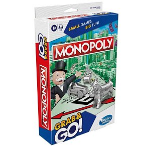 Hasbro Monopoly Επιτραπέζιο Grab and Go