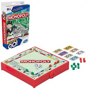 Hasbro Monopoly Επιτραπέζιο Grab and Go