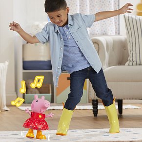 Peppa Pig Μουσική Χορευτική Κούκλα Peppa’s Muddy Puddles Party