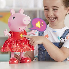 Peppa Pig Μουσική Χορευτική Κούκλα Peppa’s Muddy Puddles Party