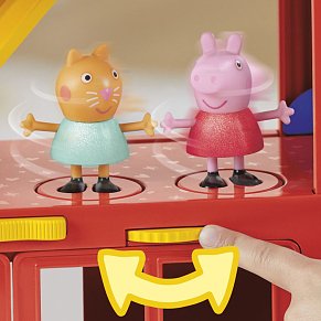 Peppa Pig 2-in-1 Party Bus Playset with 3 Figures & 13 Accessories