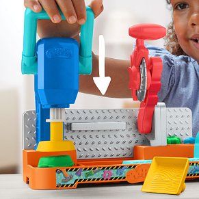 Play-Doh Πάγκος Εργαλείων Stamp & Saw | Δημιουργικό Σετ Κατασκευών για Παιδιά