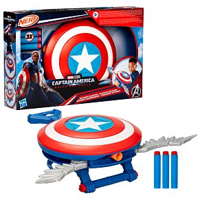 Marvel Captain America Brave New World Nerf Shield Blaster