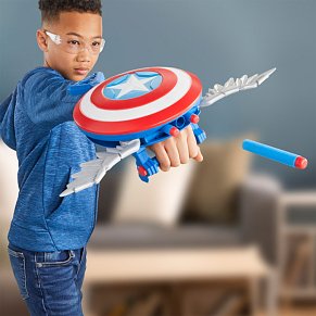 Marvel Captain America Brave New World Nerf Shield Blaster