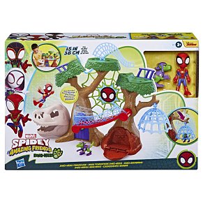 Spidey and His Amazing Friends Dino-Webs Treehouse Playset