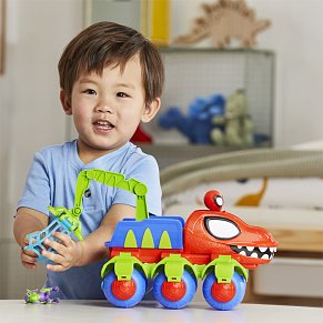 Marvel Spidey and His Amazing Friends – Dino Webs Crawler Vehicle Playset