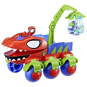 Marvel Spidey and His Amazing Friends – Dino Webs Crawler Vehicle Playset