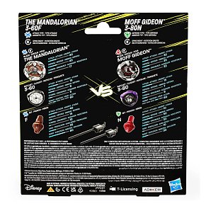 Beyblade X Star Wars Battle Tops – The Mandalorian 3-60F & Moff Gideon 3-80N with Launchers