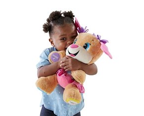 Fisher Price Laugh  Learn Εκπαιδευτικό Ροζ Σκυλάκι Smart Stages