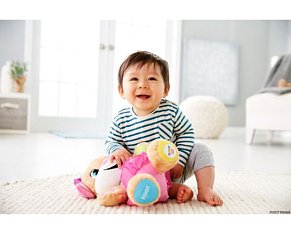 Fisher Price Laugh  Learn Εκπαιδευτικό Ροζ Σκυλάκι Smart Stages