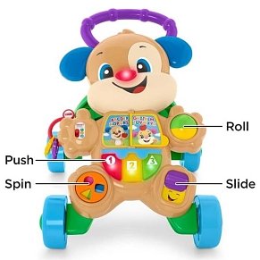 Fisher Price Laugh & Learn® Smart Stages™ Εκπαιδευτική Στράτα Σκυλάκι
