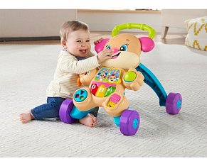 Fisher Price Laugh & Learn® Smart Stages™ Εκπαιδευτική Στράτα Σκυλάκι - Ροζ
