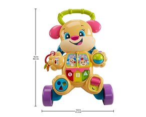 Fisher Price Laugh & Learn® Smart Stages™ Εκπαιδευτική Στράτα Σκυλάκι - Ροζ