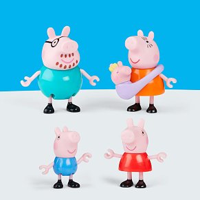 Peppa Pig Σετ Φιγούρες Οικογένεια των Πέντε