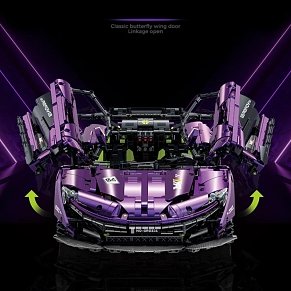 McLaren P1 GTR 1:8 Hypercar Building Blocks – 3,224 Pieces