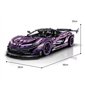McLaren P1 GTR 1:8 Hypercar Building Blocks – 3,224 Pieces