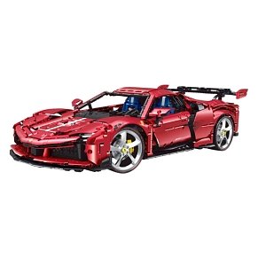 Ferrari SF90 Stradale 1:8 Supercar Building Blocks – 3,639 Pieces