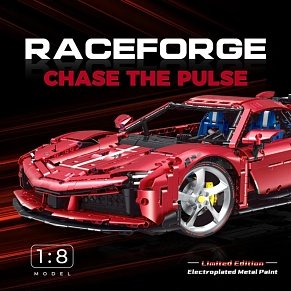 Ferrari SF90 Stradale 1:8 Supercar Building Blocks – 3,639 Pieces