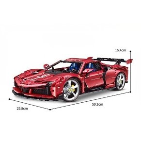 Ferrari SF90 Stradale 1:8 Supercar Building Blocks – 3,639 Pieces
