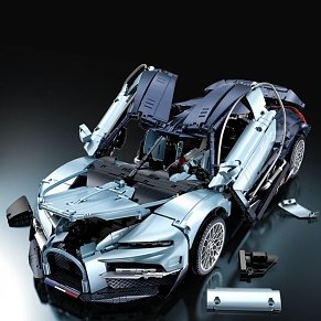 Bugatti Tourbillon 1:8 Hypercar Building Blocks – 3,719 Pieces