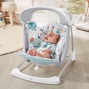 Fisher Price Φορητή Κούνια-Σχέδιο Μωσαϊκό