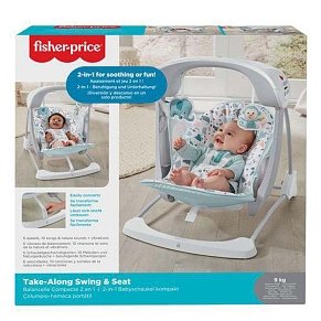 Fisher Price Φορητή Κούνια-Σχέδιο Μωσαϊκό