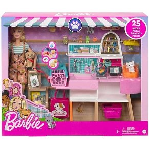 Barbie® Boutique Playset with 4 Pets