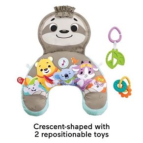 Fisher-Price® Music & Vibe Sloth Tummy Wedge