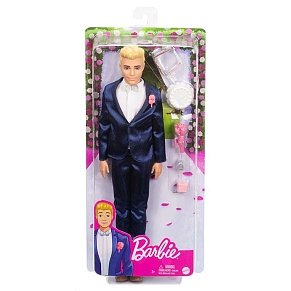 Barbie® Fairytale Ken™ Groom Doll (Blonde 12-inch) Wearing Suit