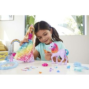 Barbie™ Dreamtopia Playset with Barbie® Doll, Pet Unicorn