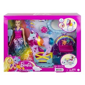Barbie™ Dreamtopia Playset with Barbie® Doll, Pet Unicorn