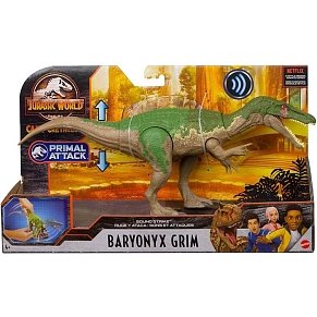 Jurassic World Baryonyx Grim Δεινόσαυρος Με Κινούμεαν Μέλη & Ήχους