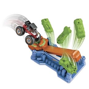 Hot Wheels® Monster Trucks Εκτόξευση Και Σύγκρουση