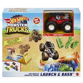 Hot Wheels® Monster Trucks Εκτόξευση Και Σύγκρουση