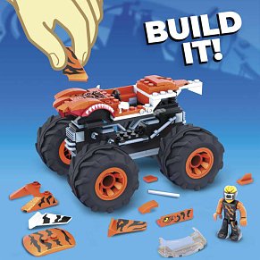 Hot Wheels Monster Trucks Οχήματα Tiger Shark