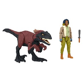 Jurassic World Dominion Σετ Δεινόσαυρος & Φιγούρα Kayla Watts & Pyroraptor