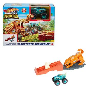 Hot Wheels® Monster Truck Σετ Παιχνιδιού Sabretooth