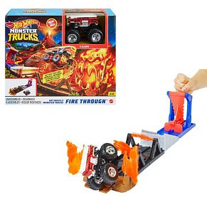 Hot Wheels® Monster Truck Σετ Παιχνιδιού Fire Through