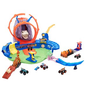 Hot Wheels® Trucks Πίστα με Ηφαίστειο T-Rex
