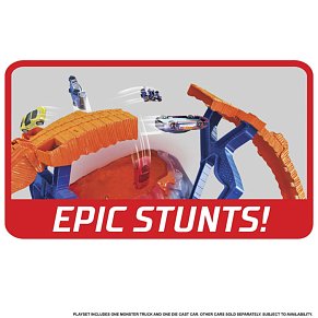 Hot Wheels® Trucks Πίστα με Ηφαίστειο T-Rex