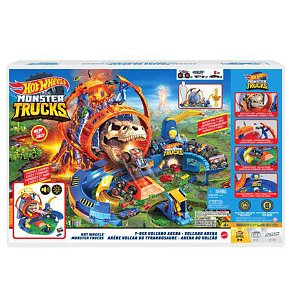 Hot Wheels® Trucks Πίστα με Ηφαίστειο T-Rex