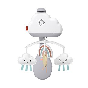 Fisher-Price Rainbow Shower Περιστρεφόμενο Ουράνιο Τόξο με Αισθητήρα Ανίχνευσης Κλάματος