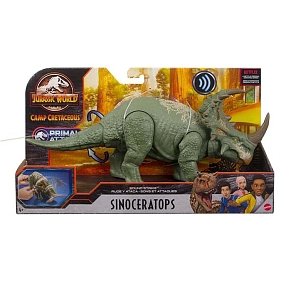 Jurassic World Sinoceratops Δεινόσαυρος Με Κινούμεαν Μέλη & Ήχους