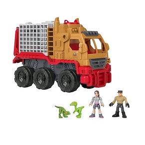 Imaginext ® Jurassic World™ Φορτηγό-Κλουβί Δεινόσαυρων & Γιαζ