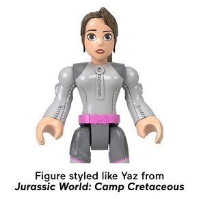 Imaginext ® Jurassic World™ Φορτηγό-Κλουβί Δεινόσαυρων & Γιαζ